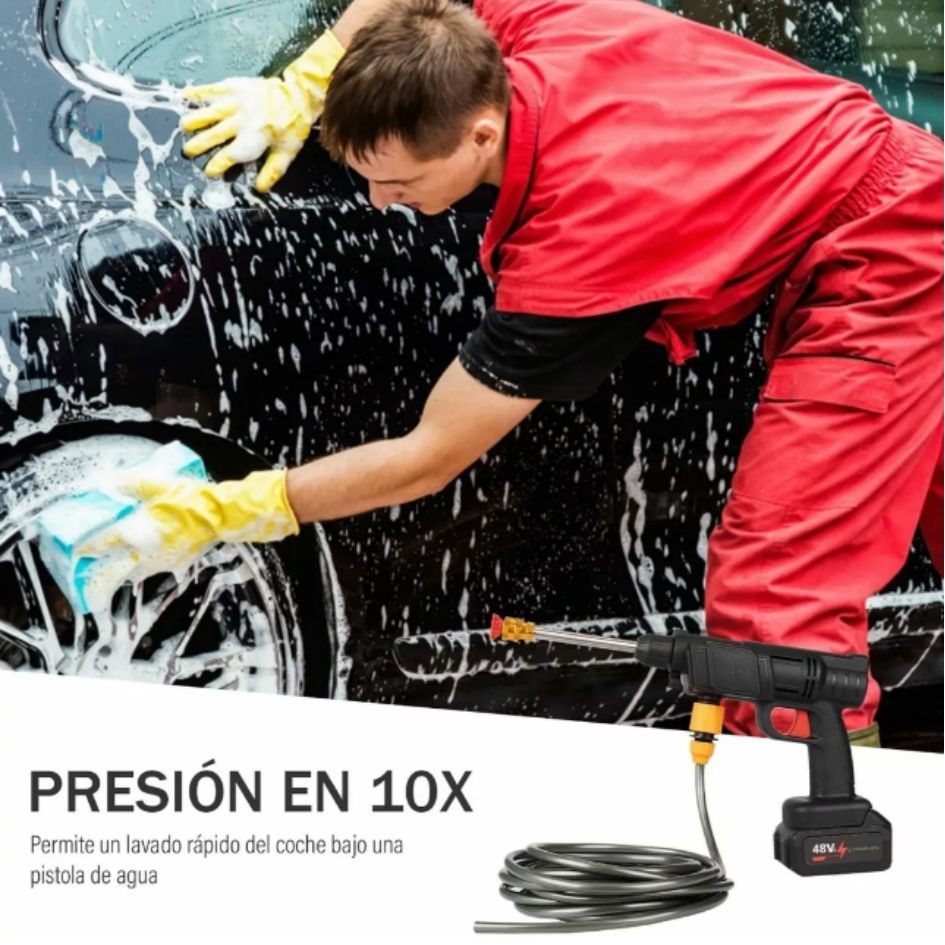 HIDROJET MAX® HIDROLAVADORA PORTATIL 2 BATERIAS 48V