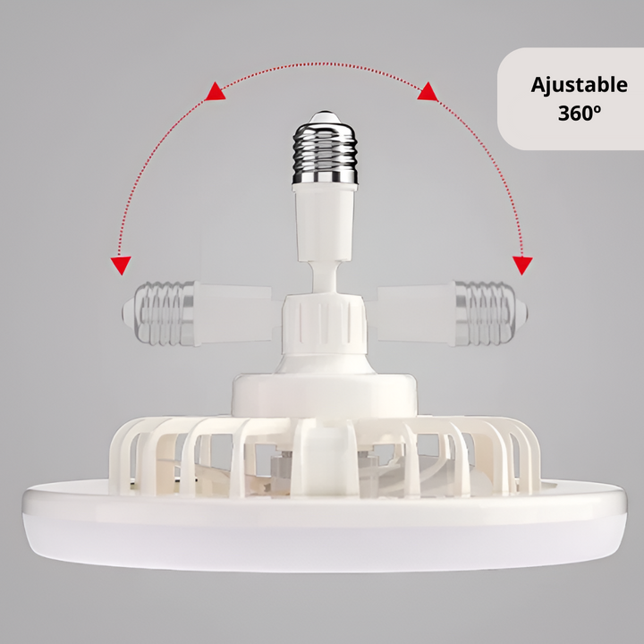 LumiBreeze® Lampara Ventilador con luz y control