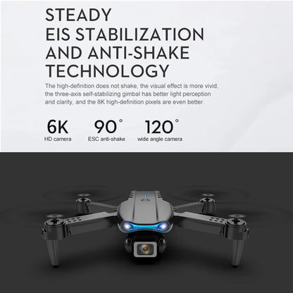 SkyView Pro® Dron Doble Cámara 4K Pro Max Drone Wifi