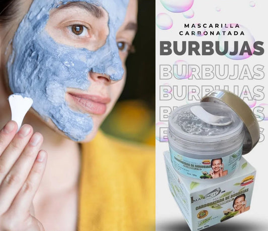 VitaAvo® Mascarilla Facial limpiadora de Burbujas con Ácido Complejo de Aguacate y Carbon activado