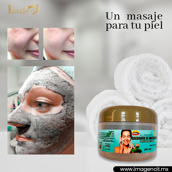 VitaAvo® Mascarilla Facial limpiadora de Burbujas con Ácido Complejo de Aguacate y Carbon activado