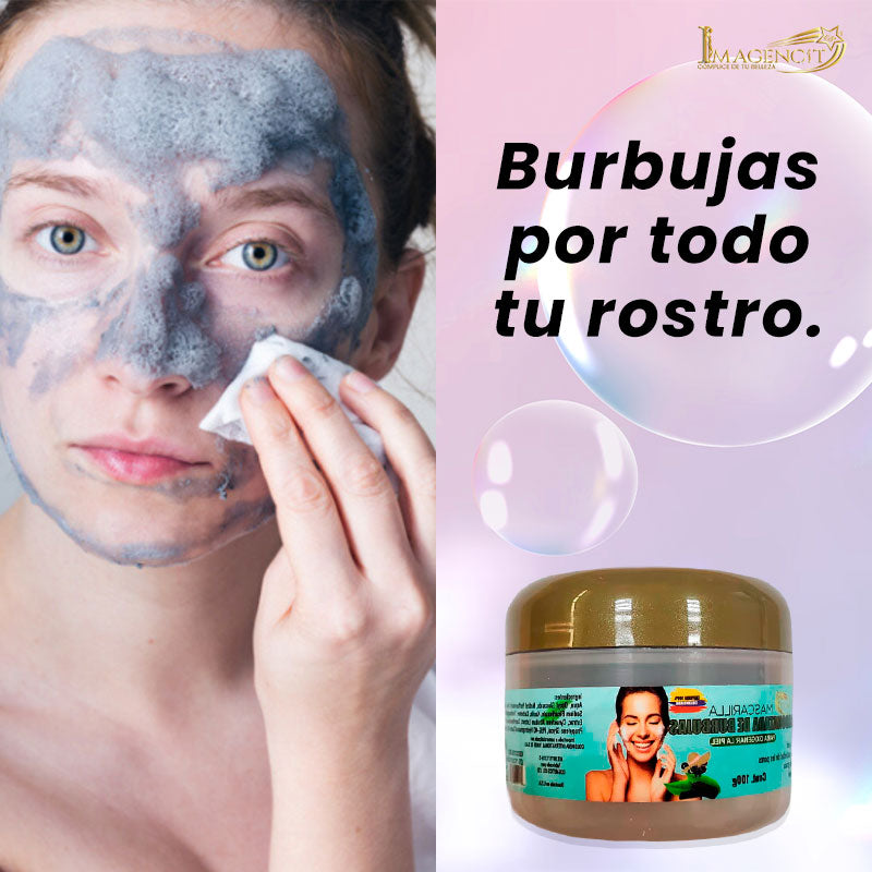VitaAvo® Mascarilla Facial limpiadora de Burbujas con Ácido Complejo de Aguacate y Carbon activado