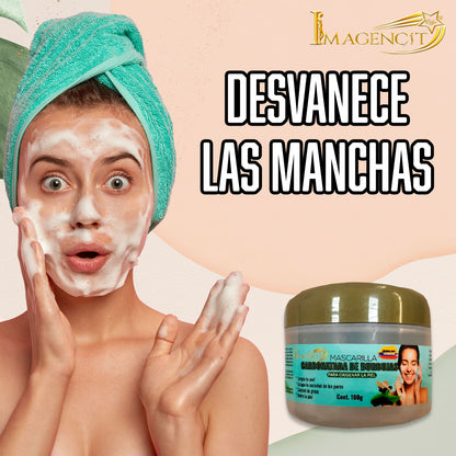 VitaAvo® Mascarilla Facial limpiadora de Burbujas con Ácido Complejo de Aguacate y Carbon activado