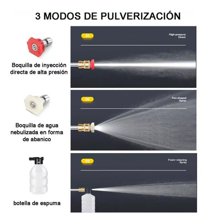 HIDROJET MAX®  HIDROLAVADORA PORTATIL  2 BATERIAS 48V