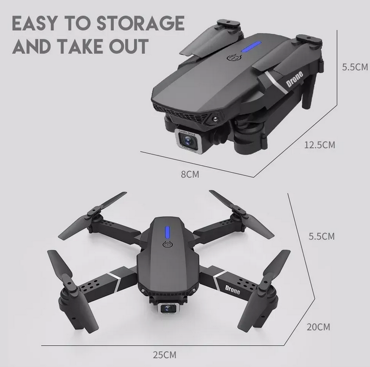 SkyView Pro® Dron Doble Cámara 4K Pro Max Drone Wifi