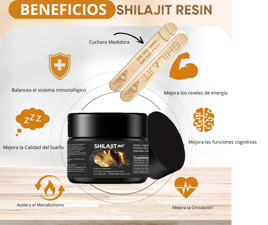 SHILAJIT Resina Energizante Asiático del Himalaya