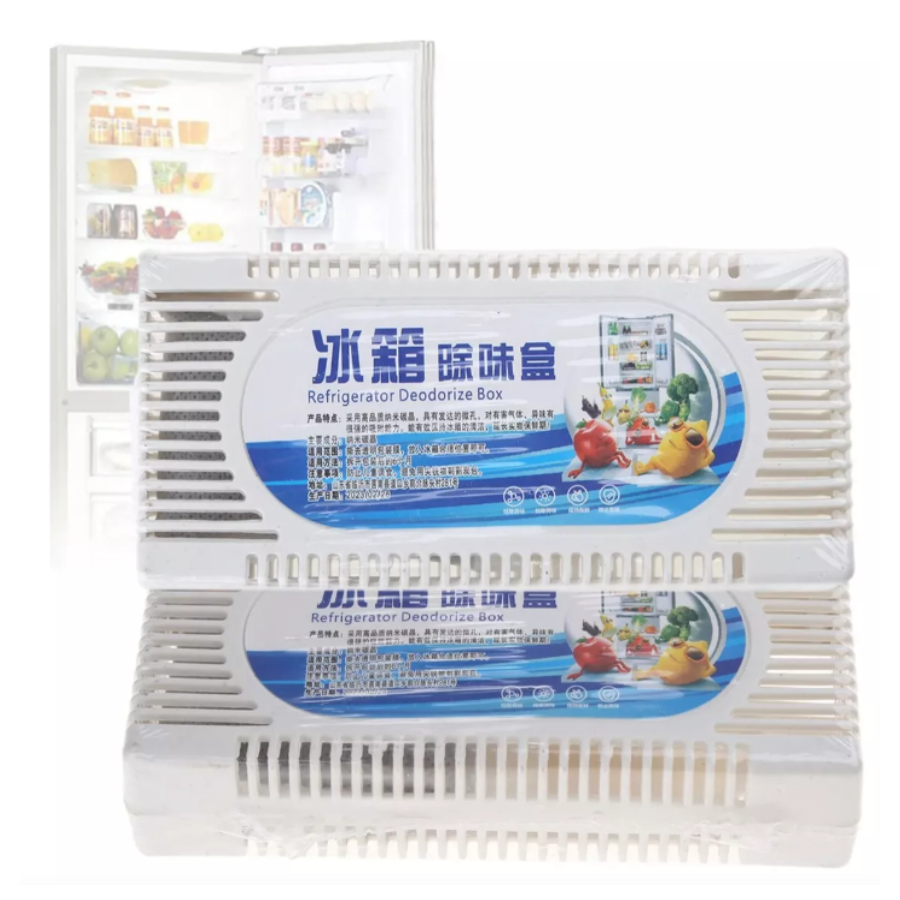 3x1 Desodorante Eliminador de Olores Carbon Activado Natural Para Refrigerador Closet Mascota