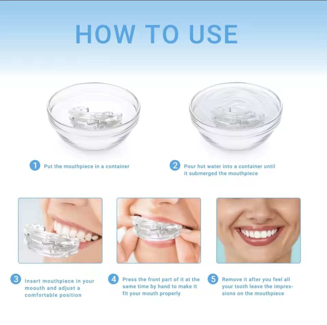 SnoreAway® Bucal Antirronquidos Ajustable y Comodo