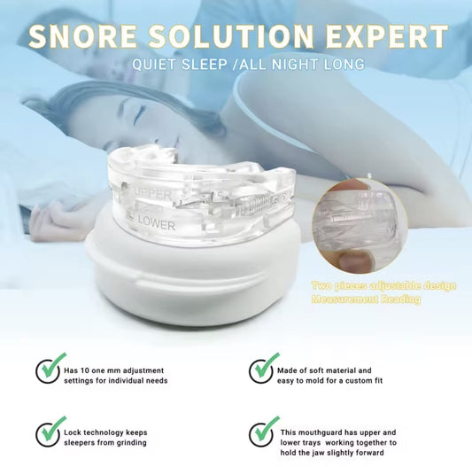 SnoreAway® Bucal Antirronquidos Ajustable y Comodo