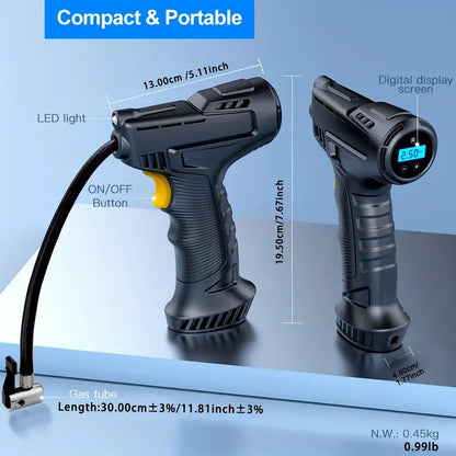 NeumaticMax® Compresor Inflador Led Automático Portatil