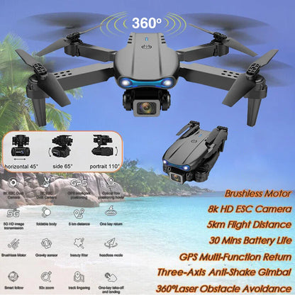 SkyView Pro® Dron Doble Cámara 4K Pro Max Drone Wifi