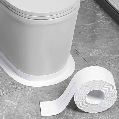 3 Rollos AquaSeal Pro® Cinta Antimoho PVC Auto- Adhesiva Baño y  Cocina 10 Mts