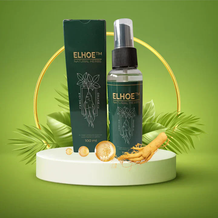 ELHOE® TONICO CRECIMIENTO PARA EL CABELLO Y BARBA HOMBRES Y MUJERES