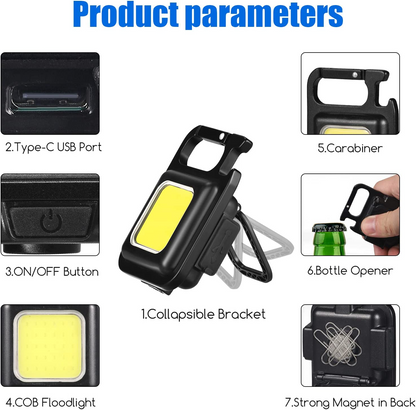 2x1 MINI LINTERNA  LED PORTATIL